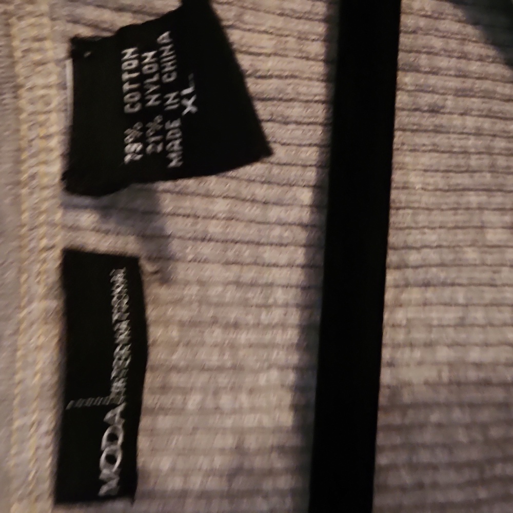 Gray V-Neck Sweater - Picture 2 of 3